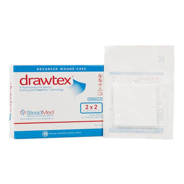 Drawtex® Hydroconductive Wound Dressing 2 X 2 Inch Square (761644_BX)