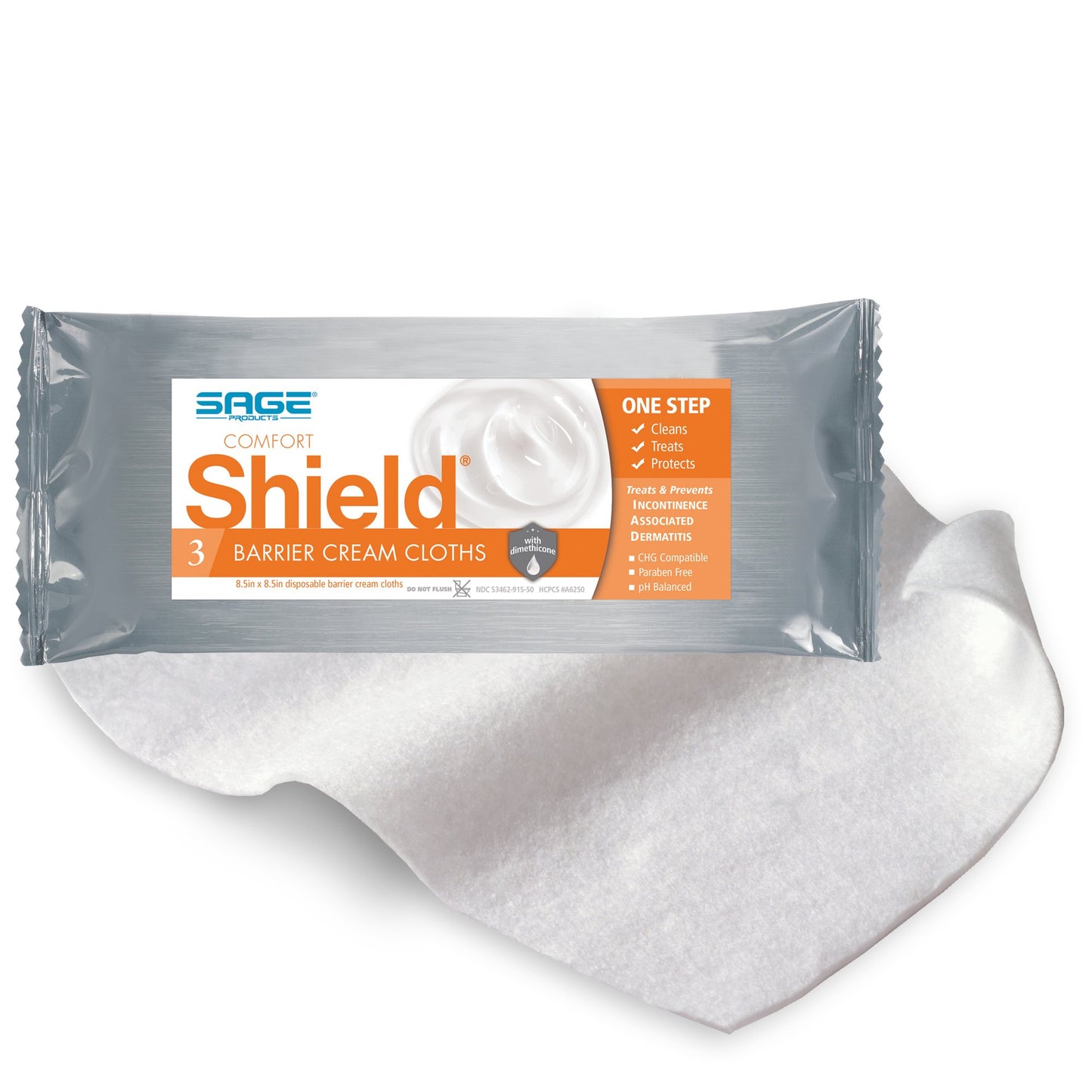 Comfort Shield® Incontinence Care Wipe Soft Pack Unscented 3 Count (445499_EA)