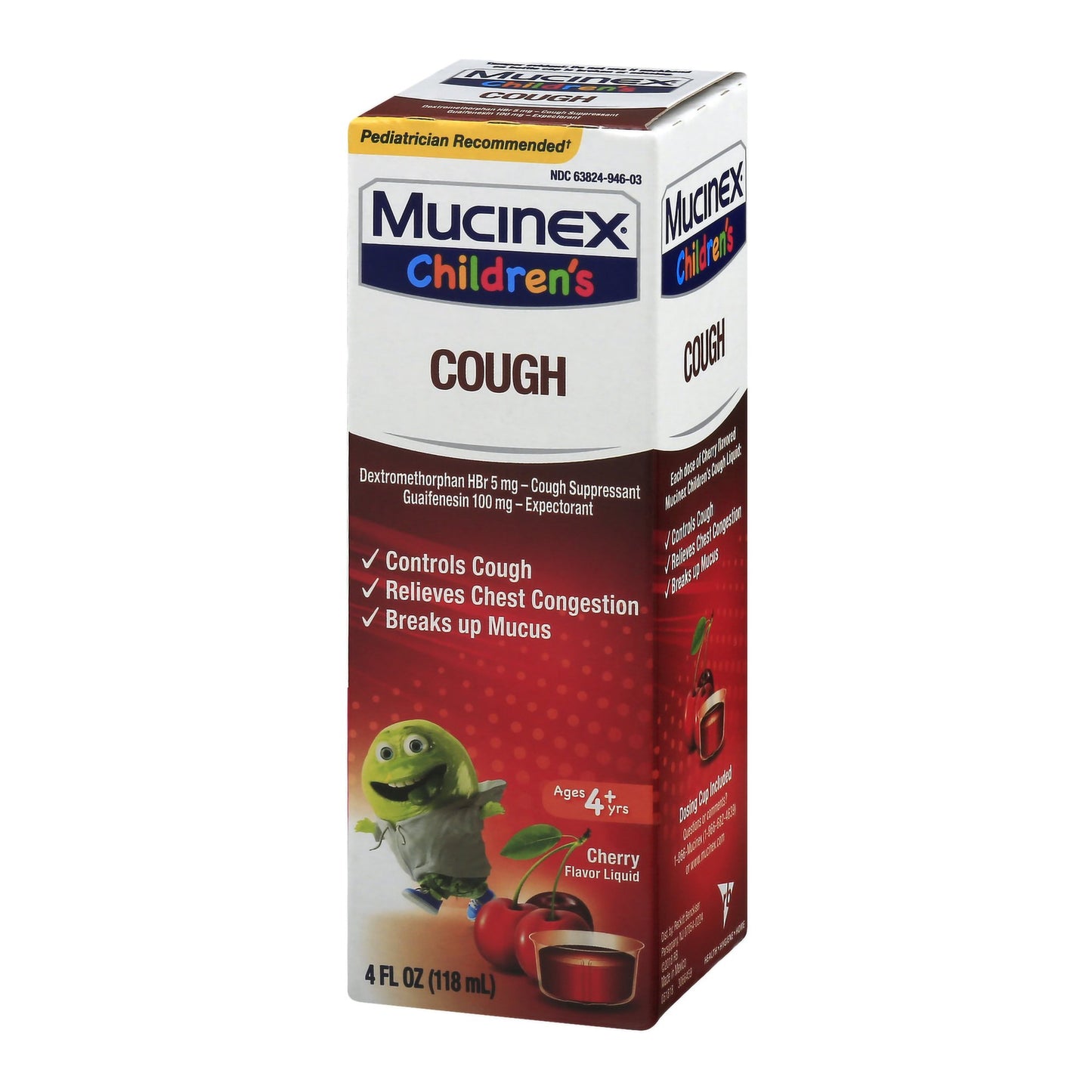 Mucinex® Max Children's Cold and Cough Relief Liquid 4 oz. (1191559_EA)