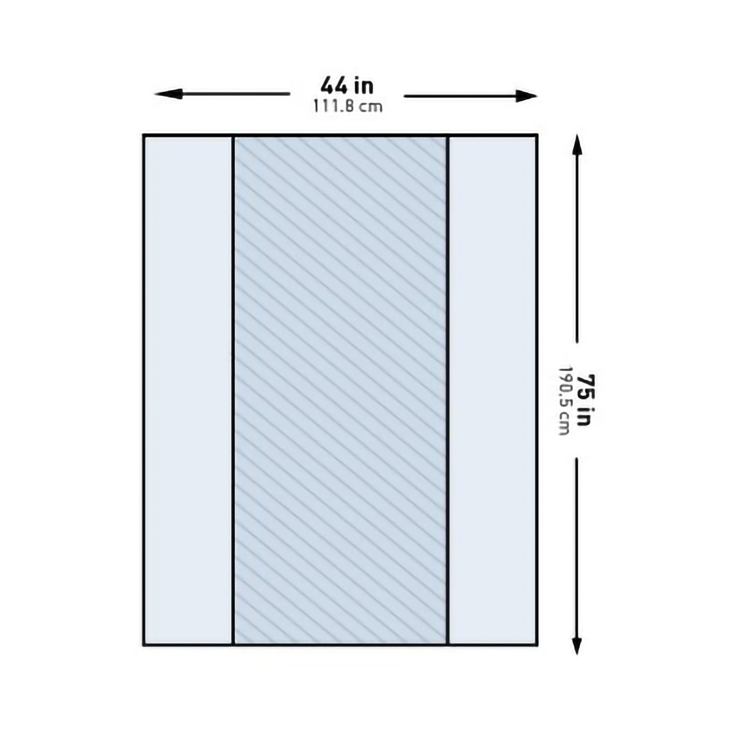 McKesson Table Drape 44 X 75 Inch For Back Table (1130800_CS)