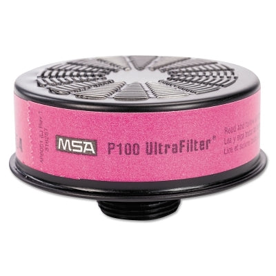 MSA Ultra Filter® Respirator Cartridge, P100 Ultra, Dust, Fumes, Mist (454-10010421)