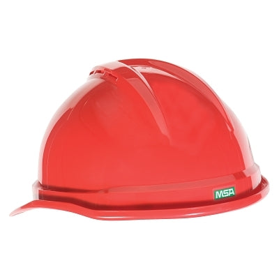 MSA V-Gard® 500 Protective Cap, 6 Point Fas-Trac, Red (454-10034031)