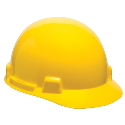 MSA SmoothDome® Slotted Hard Hat Cap Style, 4-Point Fast-Trac® III, Yellow (454-10074069)