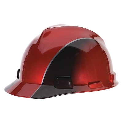 MSA Specialty V-Gard Protective Caps, 4 Point, Cap, Black/Red (454-10101535)
