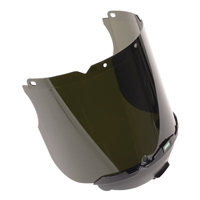 MSA V-Gard® Accessory System Welding/Cutting/Brazing Visor, Shade 5 IR, Green, 8 in x 17.25 in x 0.07 in, Nitrometer (454-10115862)