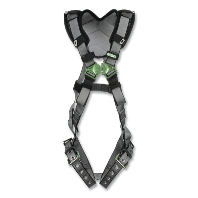 MSA V-FIT™ Full-Body Harness, Back D-Ring, Std, QC Chest/Tongue-Buckle Leg Straps, Shoulder Padding (454-10194889)