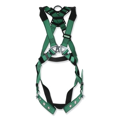 MSA V-FORM™ Full-Body Harness, Back D-Ring, X-Large, RaceFORM™ Chest/Qwik-Fit™ Leg Buckles (454-10197197)