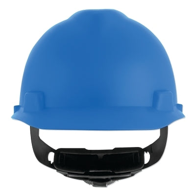 MSA V-Gard® Cap-Style Hard Hat with Fas-Trac® III Suspension, Matte, Blue (454-10203082)
