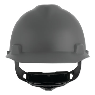 MSA V-Gard® Cap-Style Hard Hat with Fas-Trac® III Suspension, Matte, Grey (454-10203084)