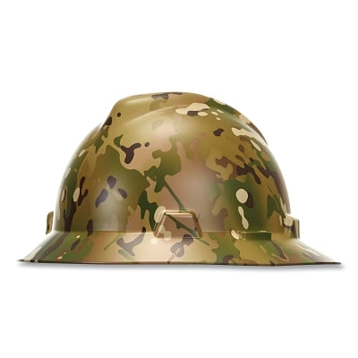 MSA V-Gard® Hydro Dip Finish Slotted Cap/Hat Assembly, Fas-Trac® III Suspension, Multi Camo, for Hats Only (454-10204784)