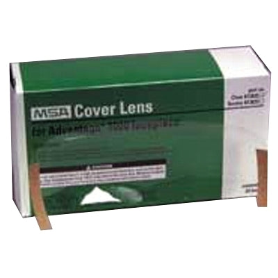 MSA Full Facepiece Respirator Cover Lenses, Ultravue Masks, Clear (454-456975)
