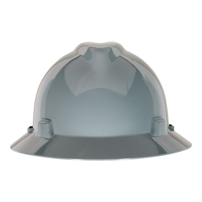 MSA V-Gard® Protective Cap-Style Hard Hat, Slotted, Staz-On® Suspension, Standard Size, Gray (454-463948)