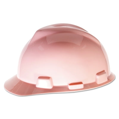 MSA V-Gard® Slotted Hard Hat Cap, Fas-Trac® III Suspension, Pink (454-495862)