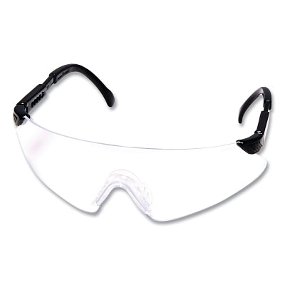 MSA Luxor Protective Eyewear, Clear Lens, Scratch-Resistant, Tuff-Stuff, Frame (454-697516)