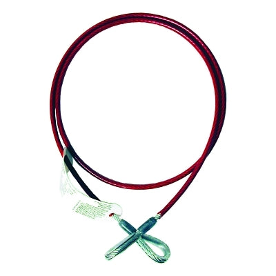 MSA Anchorage Cable Sling, 4 ft L, 1/4 in dia, 5000 lb Break Strength (454-SFP3267504)