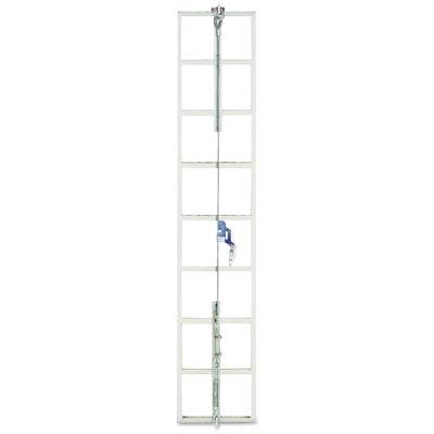 MSA Sure Climb® Ladder Cable System, Galvanized Steel, 5/16 in x 35 ft (454-SFPLS350035)