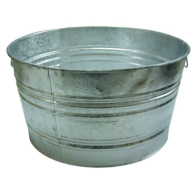 Magnolia Brush 48.61-QT. GALVANIZED TUB (455-1)