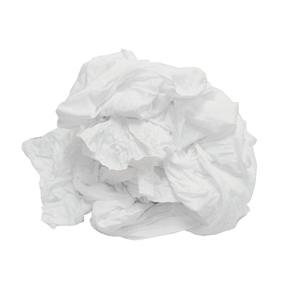 TASKBrand® New Bleached & Unwashed White Knits (T-Shirt), 50lb Box (HOS455-50)