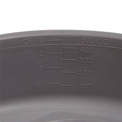 McKesson Emesis Basin Graphite 16 oz. Plastic Single Patient Use (1028127_CS)
