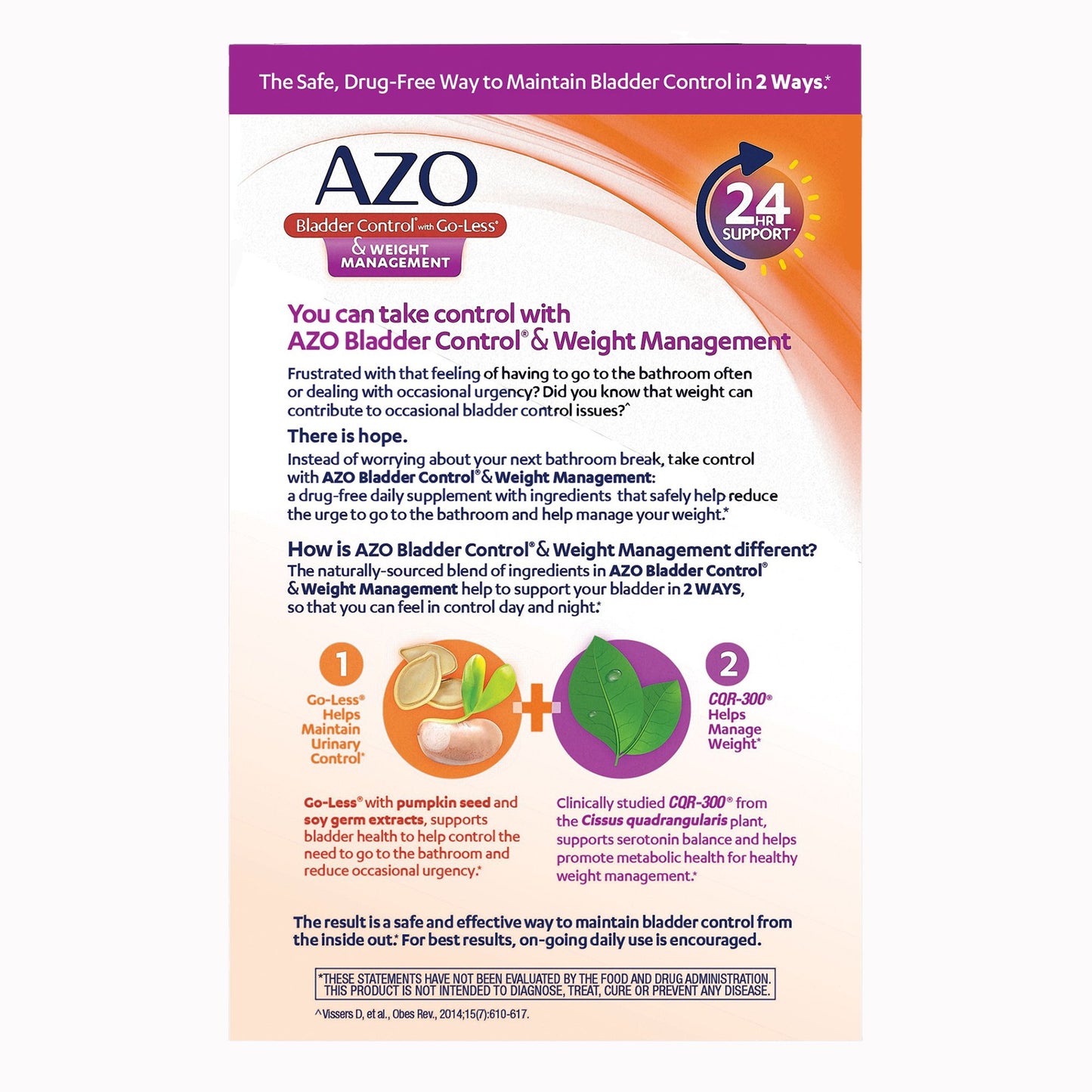 AZO® Dietary Supplement Capsule 48 per Box (1268934_BX)