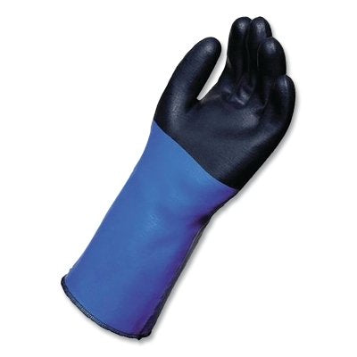 Newell Brands Temp-Tec NL-56 Gloves, Blue/Black, Size 8 (457-332428)