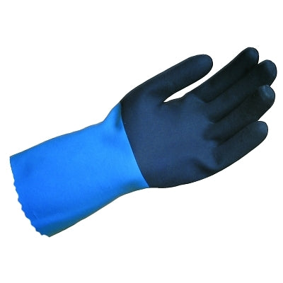 Newell Brands StanZoil NL-34 Gloves, Blue/Black, Rough Finish, Large (457-334948)