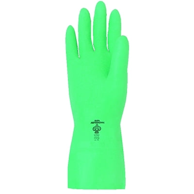 Newell Brands StanSolv AF-18 Gloves, Flat Cuff, Flocked Lined, Size 9, Green (457-483429ZQK)