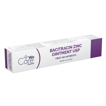 WeCare™ First Aid Antibiotic Bacitracin Zinc Ointment 4 oz. Tube (874022_CS)