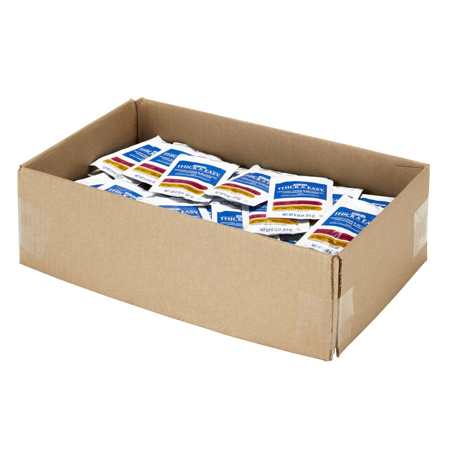 Thick & Easy® Food and Beverage Thickener 5.5 Gram Individual Packet Unflavored Powder IDDSI Level 2 Mildly Thick (781468_CS)