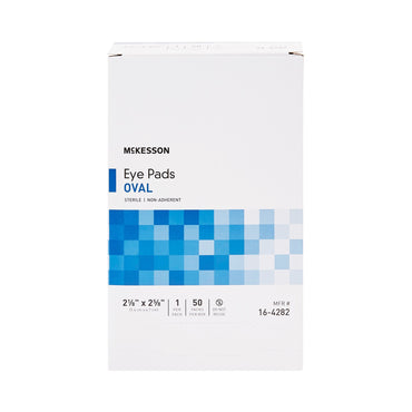 McKesson Eye Pad 2-1/8 X 2-5/8 Inch Sterile 1 per Pack (467978_BX)