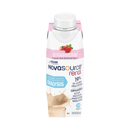 Novasource® Renal Oral Supplement Strawberry Flavor Liquid 8 oz. Carton (1178535_EA)