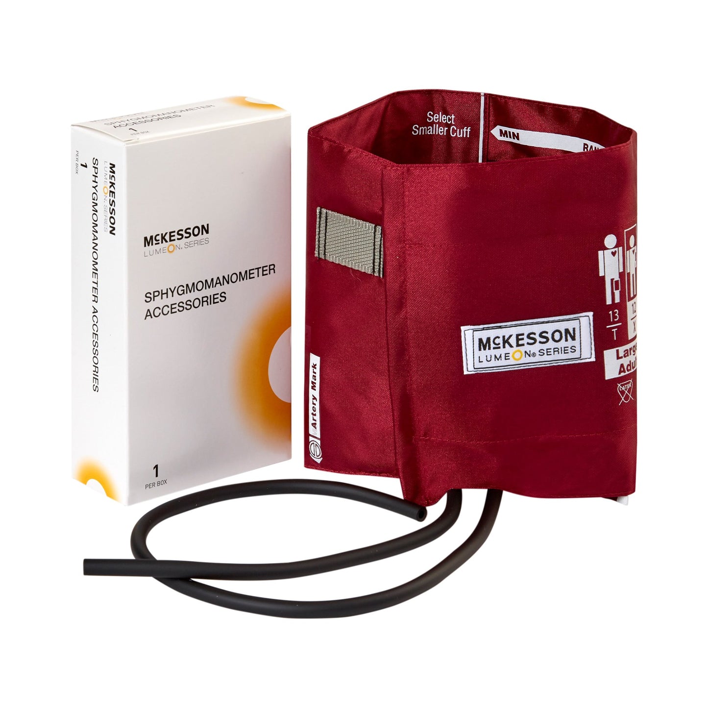 McKesson LUMEON™ Reusable Blood Pressure Cuff 34 to 50 cm Arm Nylon Cuff Large Adult Cuff (803204_BX)