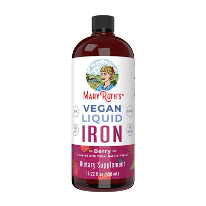 Mary Ruth's® Liquid Iron Dietary Supplement Iron 6 to 18 mg Strength Liquid 16 oz. Berry Flavor (1271764_EA)