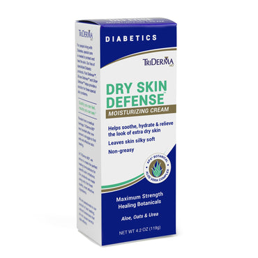 TriDerma® MD Diabetic Dry Skin Defense™ Hand and Body Moisturizer 4.2 oz. Tube Unscented Cream (901972_EA)
