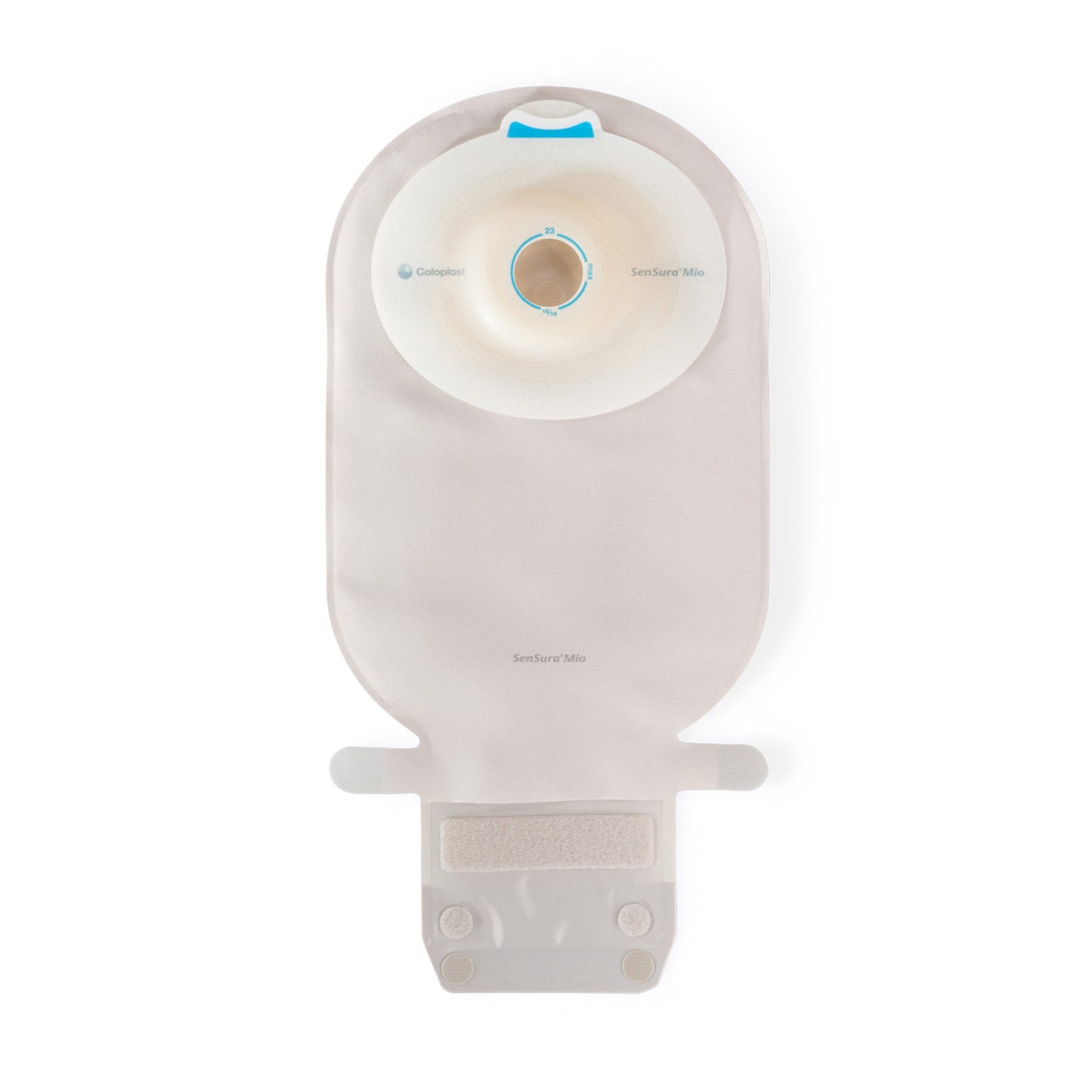 SenSura® Mio Convex Ostomy Pouch One-Piece System 11 Inch Length, Maxi Convex Light, Pre-Cut 1-1/8 Inch Stoma Drainable (1003788_BX)