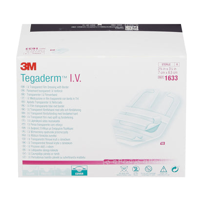 3M™ Tegaderm™ I.V. Dressing Adhesive / Film 2-3/4 X 3-1/4 Inch Sterile (331679_BX)