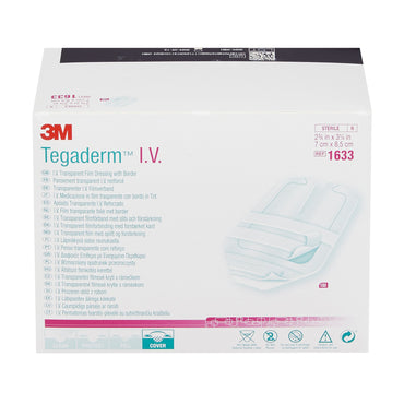 3M™ Tegaderm™ I.V. Dressing Adhesive / Film 2-3/4 X 3-1/4 Inch Sterile (331679_CS)