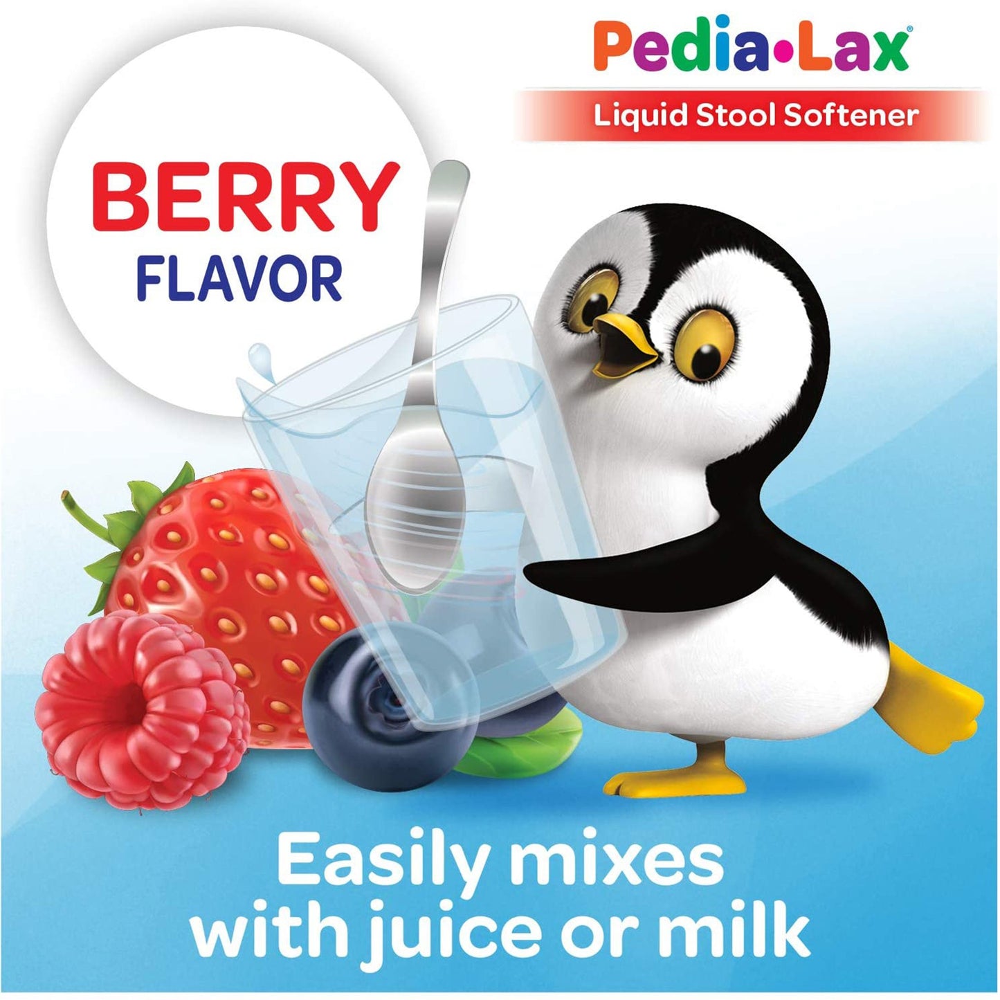 Pedia-Lax® Stool Softener Fruit Punch Flavor Liquid 4 oz. 50 mg / 15 mL Strength Docusate Sodium (738525_EA)