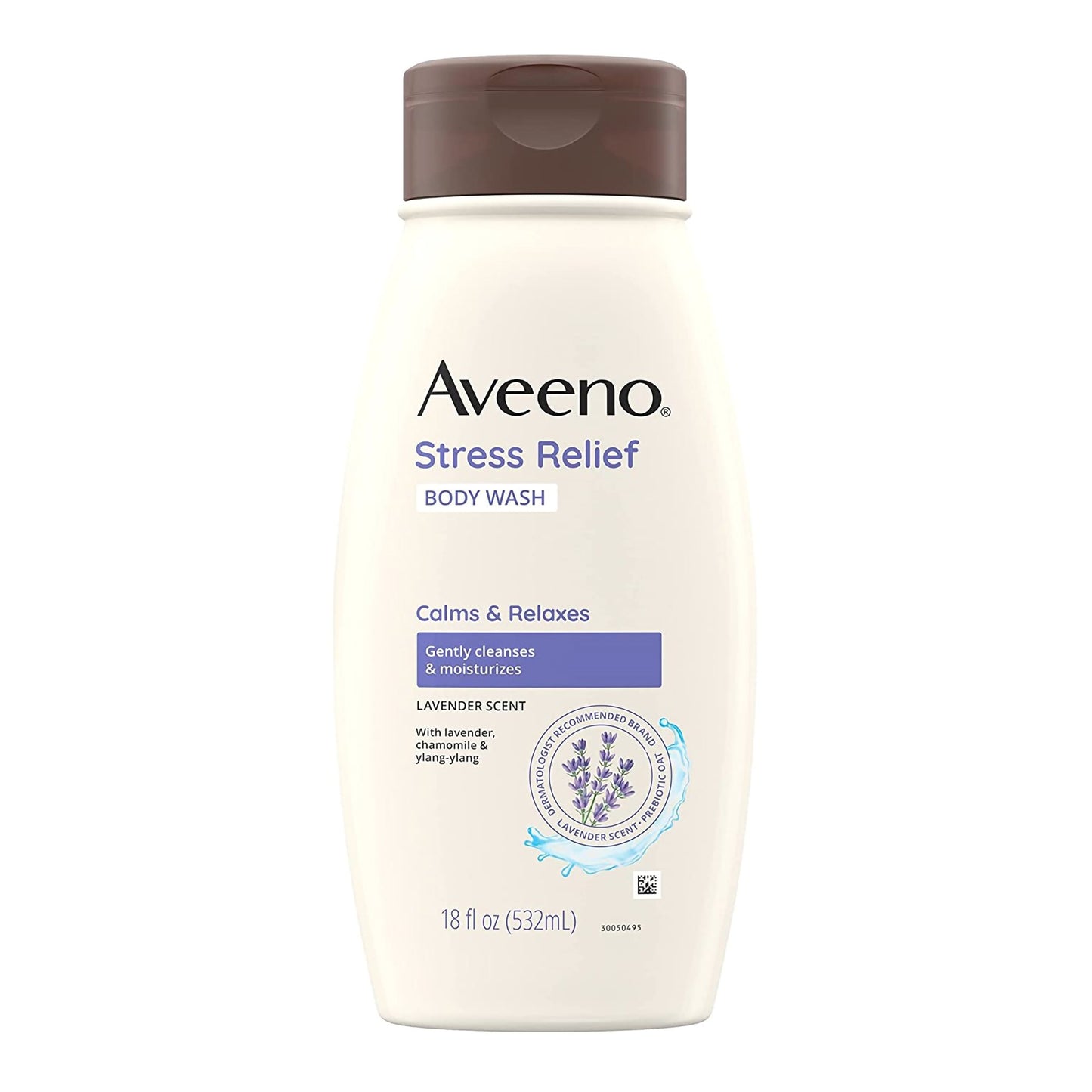 Aveeno® Stress Free Body Wash Liquid 18 oz. Bottle Lavender Scent (1228827_EA)