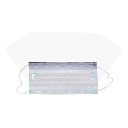 Cardinal Health™ Procedure Mask with Eye Shield Anti-fog Foam ASTM Level 3 Earloops One Size Fits Most (296230_CS)