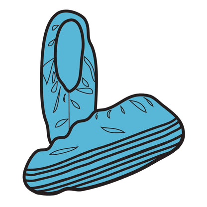 X-tra Traction® Shoe Cover One Size Fits Most Shoe High Nonskid Sole Blue NonSterile (167969_PK)