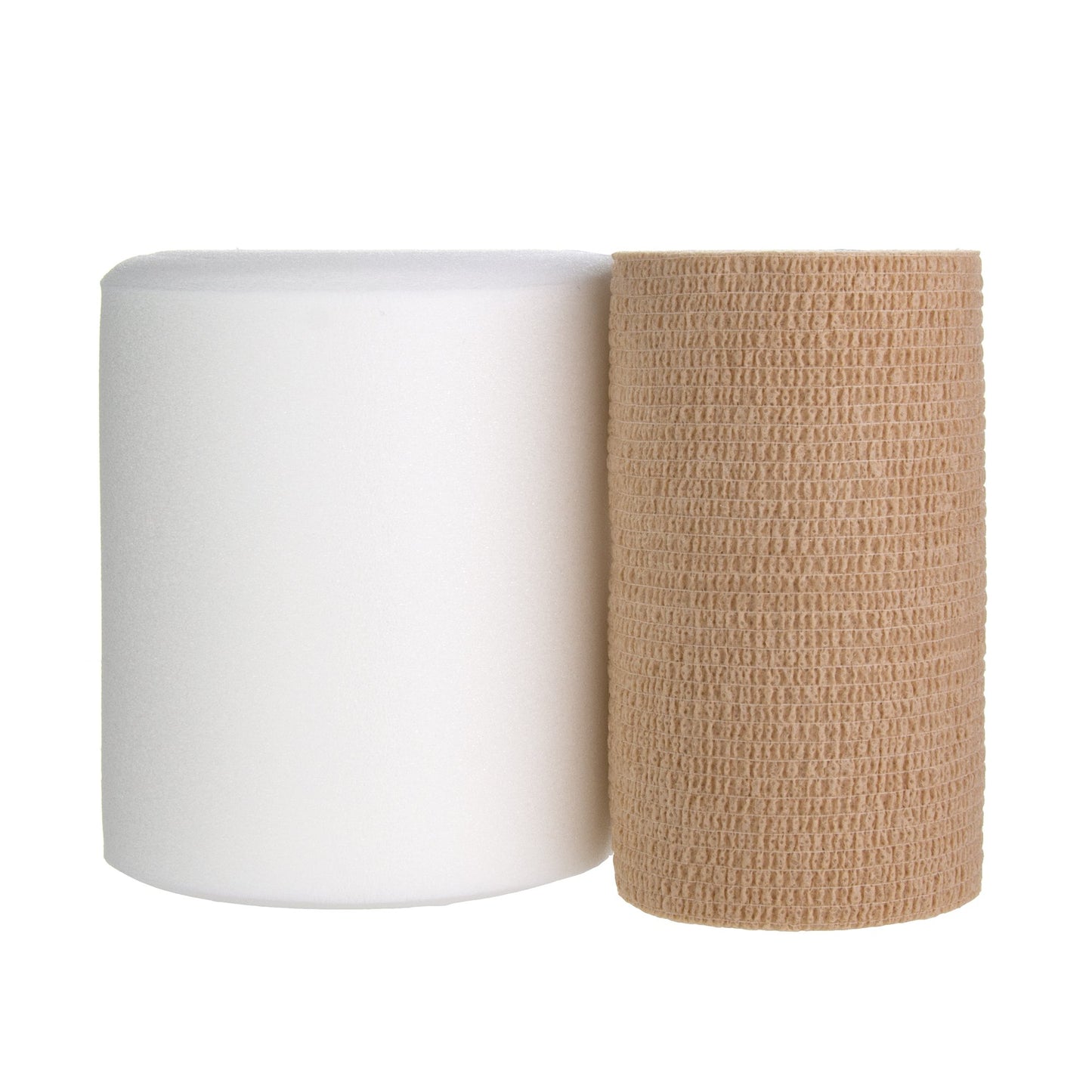 FlexPress2 Lite™ 2 Layer Compression Bandage System 4 Inch X 3-4/5 Yard / 4 Inch X 5-1/2 Yard Self-Adherent Closure Tan / White NonSterile Standard Compression (1178168_BX)