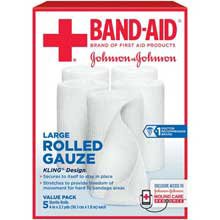 Band-Aid® Conforming Bandage 4 Inch X 3-3/5 Yard Sterile 5 per Pack (874704_BX)