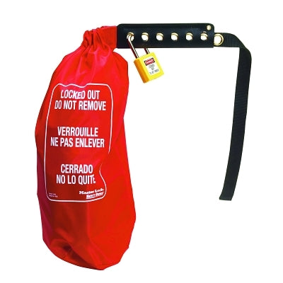 Master Lock Company Safety Series Plug and Control Cover, 7 in dia x 17 in L, Red (470-453L)