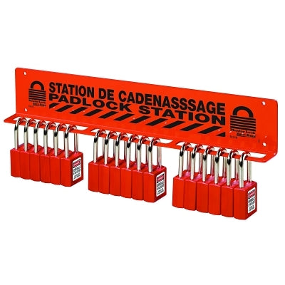 Master Lock Company Safety Series Heavy Duty Padlock Racks, 17 1/2 in (470-S1518)