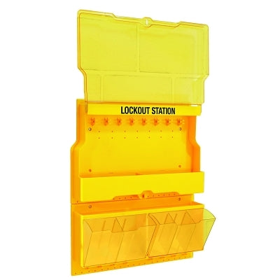 Master Lock Company Safety Series Deluxe Lockout Stations, Unfilled, 22 in (470-S1900)