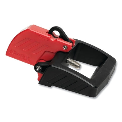 Master Lock Company Grip Tight™ Plus Circuit Breaker Lockout, 3.4 in W x 4.04 in L x 1.90 in H, Red/Black (470-S3823)