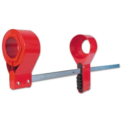 Master Lock Company Blind Flange Lockout Device, 24 in Pipe dia, Large, Red/Silver (470-S3924)
