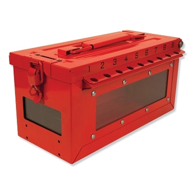 Master Lock Company Group Lock Box, Max Number of Padlocks: 19, 5-43/64 in x 6-27/64 in (470-S601)
