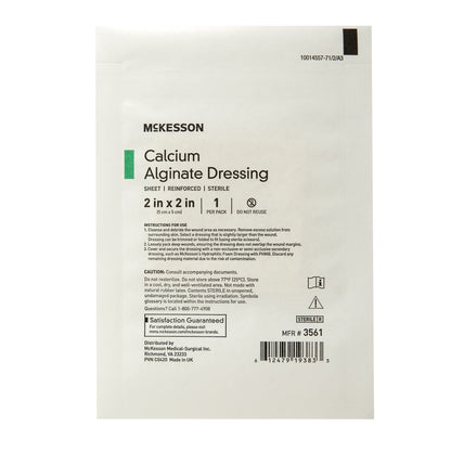 McKesson Alginate Dressing 2 X 2 Inch Square (883263_EA)